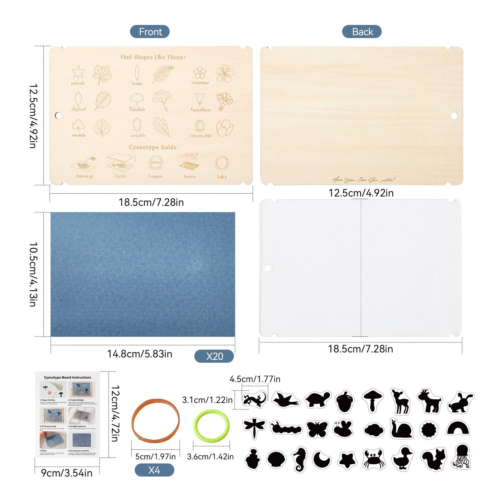 Blue Sun Paper Set 1pc, High-Quality Blue Sun Paper Material, Durable & Versatile Design, Perfect for Various Uses