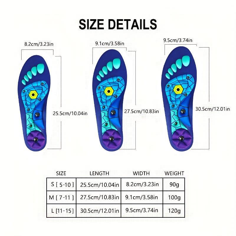 Magnets Shock Absorbing Insoles for All Day | 220+ lbs Plantar Fasciitis High Arch Supportinsoles for Men Women,Work Boot Shoe Insole, Absorb Shock with EveryStep, RunPro Insoles for Running Shoes -Arch Support Inserts to Help Reduce Fatigue