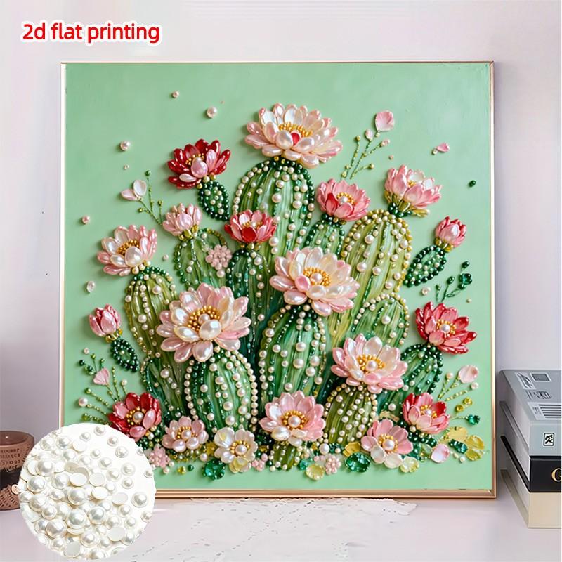 2026 New Pearl Painting, Beautiful Succulent 5D DIY Diamond Art Kit, Bedroom Decor, Living Room Wall Art, Creative Gift, Wall Decoration
