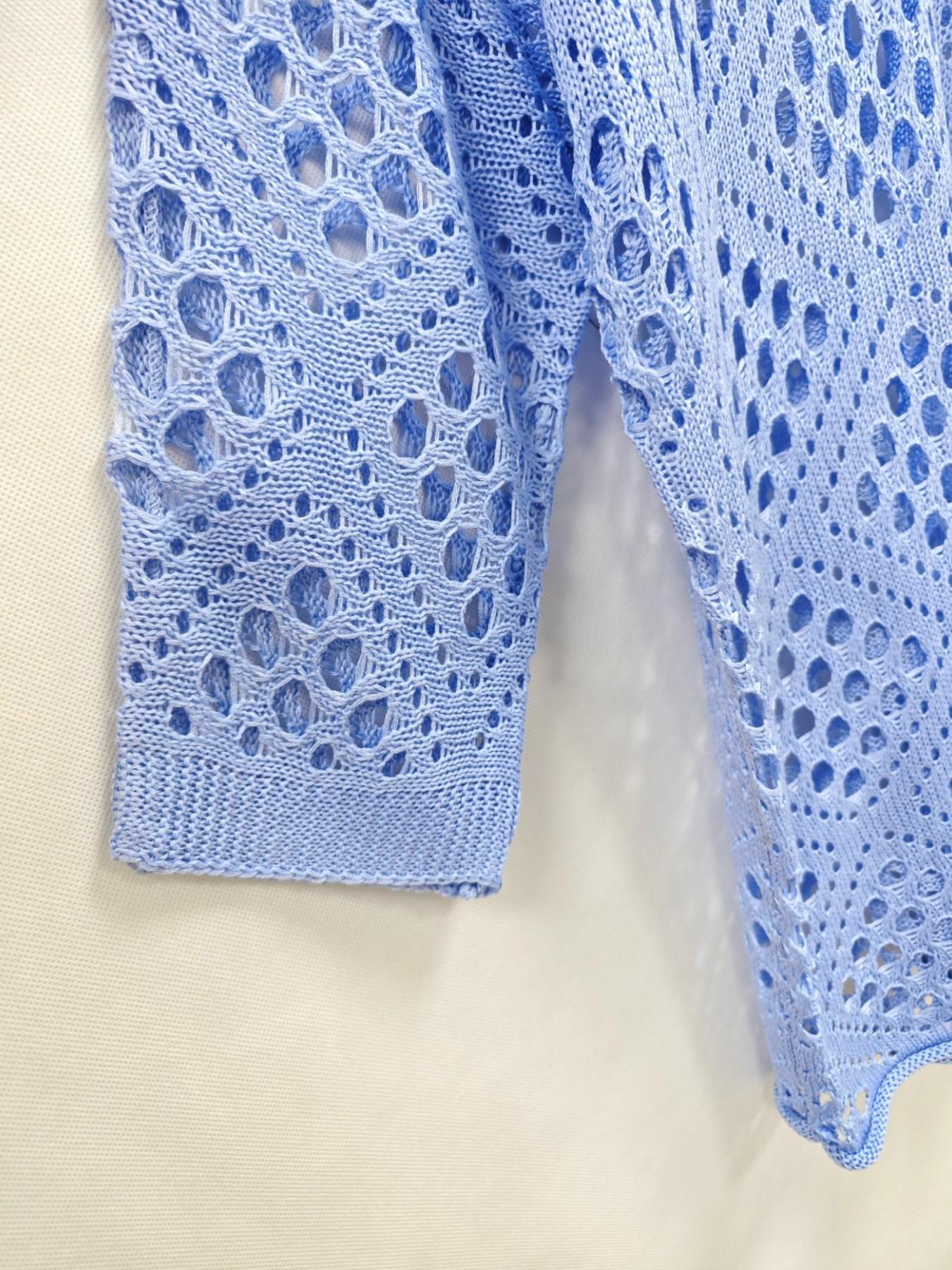 Women's V Neck Batwing Sleeve Crochet Hoodie Tops, Lightweight Hollow Out Design, Perfect for Summer Vacation, Casual Loose Fit