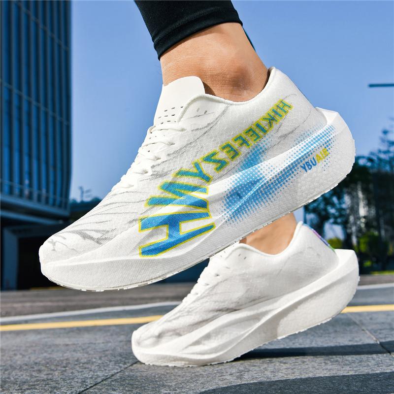 BDHJYDB Women's Round Toe Running Shoes - Breathable Mesh & Synthetic Polyurethane Fabric, Soft Sole, Carbon Plate, Lightweight, Lace Closure, Unisex, Performative Running Fits, Athletic Performance Hiking & Outdoor Footwear, All Seasons, Ballgame Use