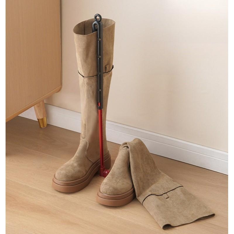 Dopamine Ankle Boots Anti-Wrinkle Anti-Deformation, Adjustable Supporter, Long Tube Boot Stabilizer, Fixed Shoe Holder