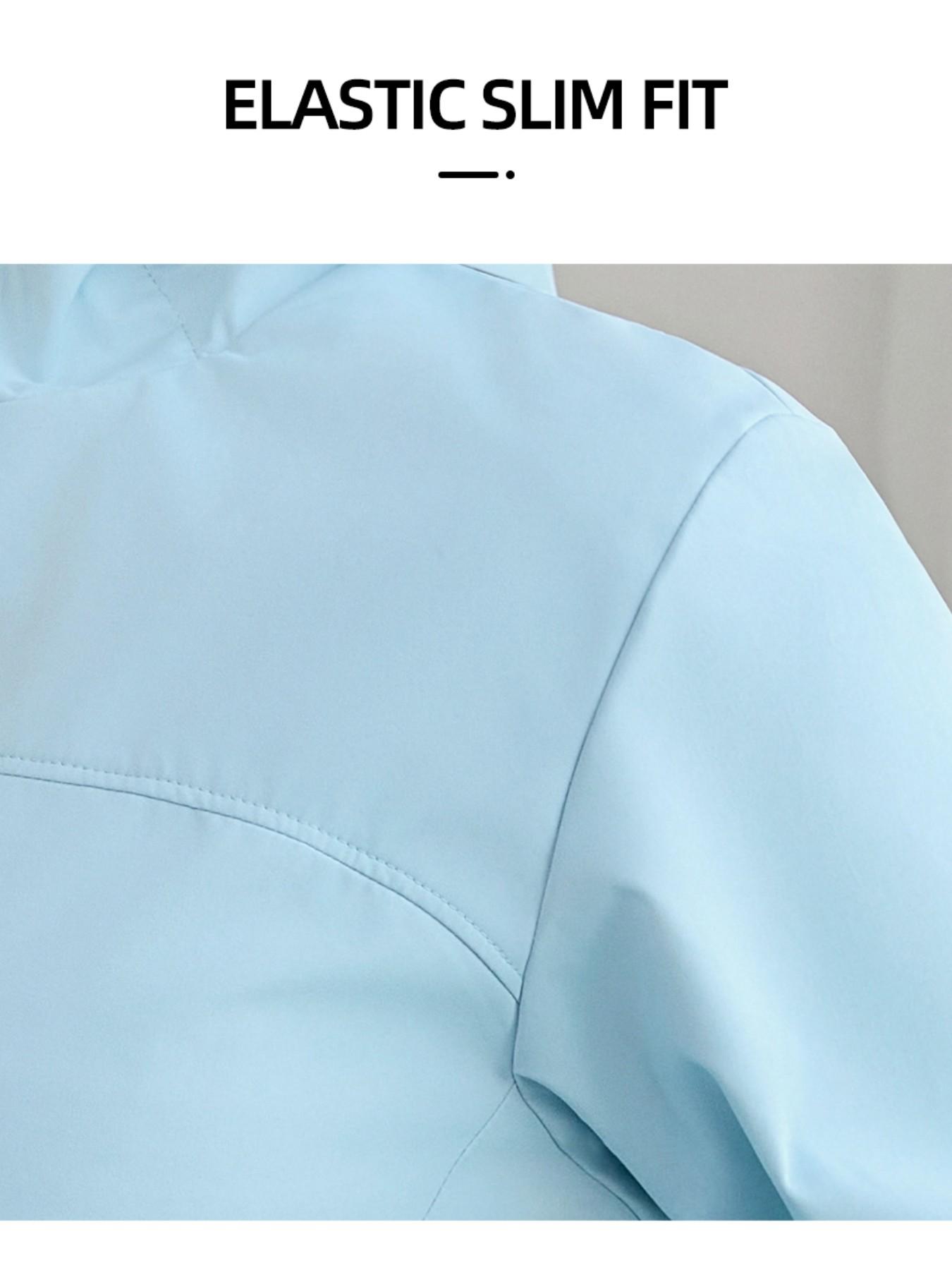 Thin Windproof Waterproof Jacket, Sports Jacket, Sporty Fashion Outerwear, Single Piece Thin Coat, Ideal for Outdoor Activities