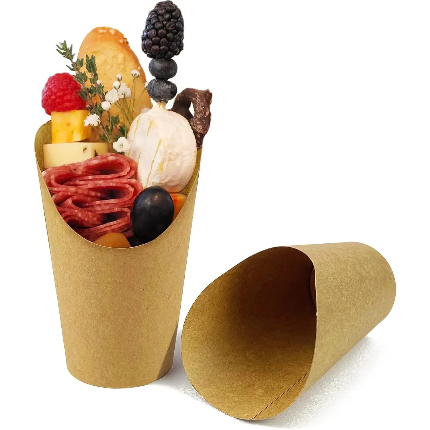 50 count  Fries Holder, 12oz Disposable Paper  Fry Cups Charcuterie Cups for  Occasions (12oz)