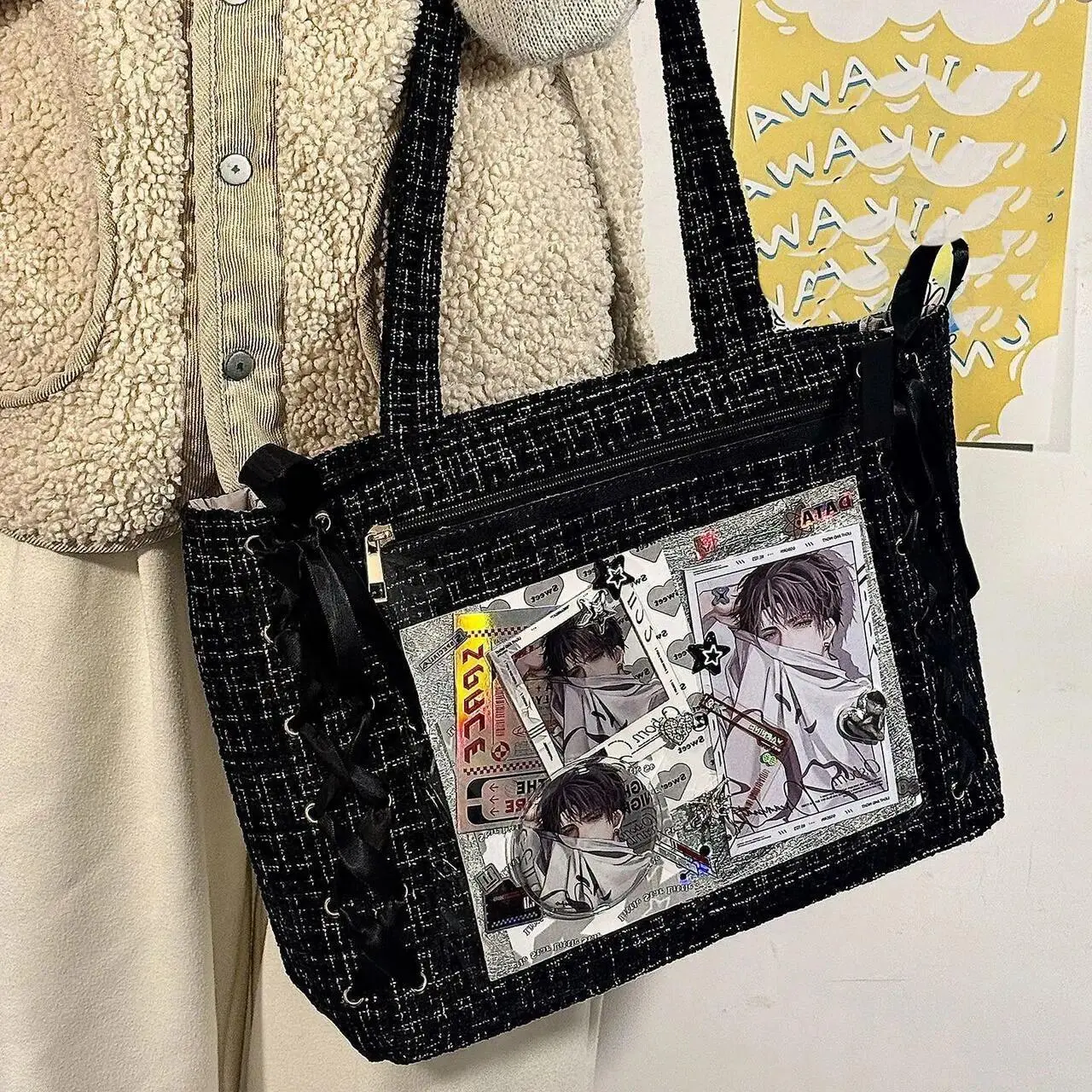 J Black Woolen cloth