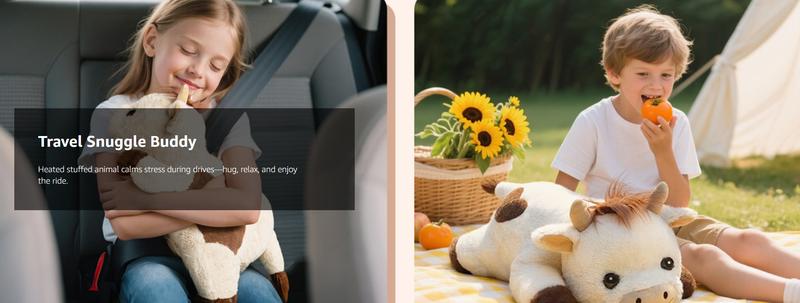 Removable Heating Pad – 5lb Weighted Mewaii Premium Plush, Microwavable & Freezable Stuffed Animal, Hot & Cold Cuddle Toy for Stress Relief Removable Heating Pad – 5lb Weighted Mewaii Premium Plush, Microwavable & Freezable Stuffed Animal, Hot & Cold Cuddle Toy for Stress Relief