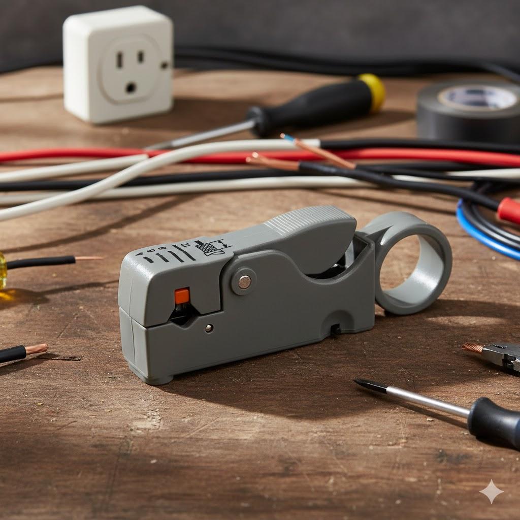 Multi-Function Electrician Pliers: Automatic Wire Stripper Cutter for Copper Cables, Multi-Size Electric Wire Stripping Tool with High-Carbon Steel Blades. Essential for Home Electrical Work, Durable, Portable, and Effortless Operation.