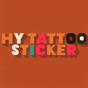 HY Tattoo sticker