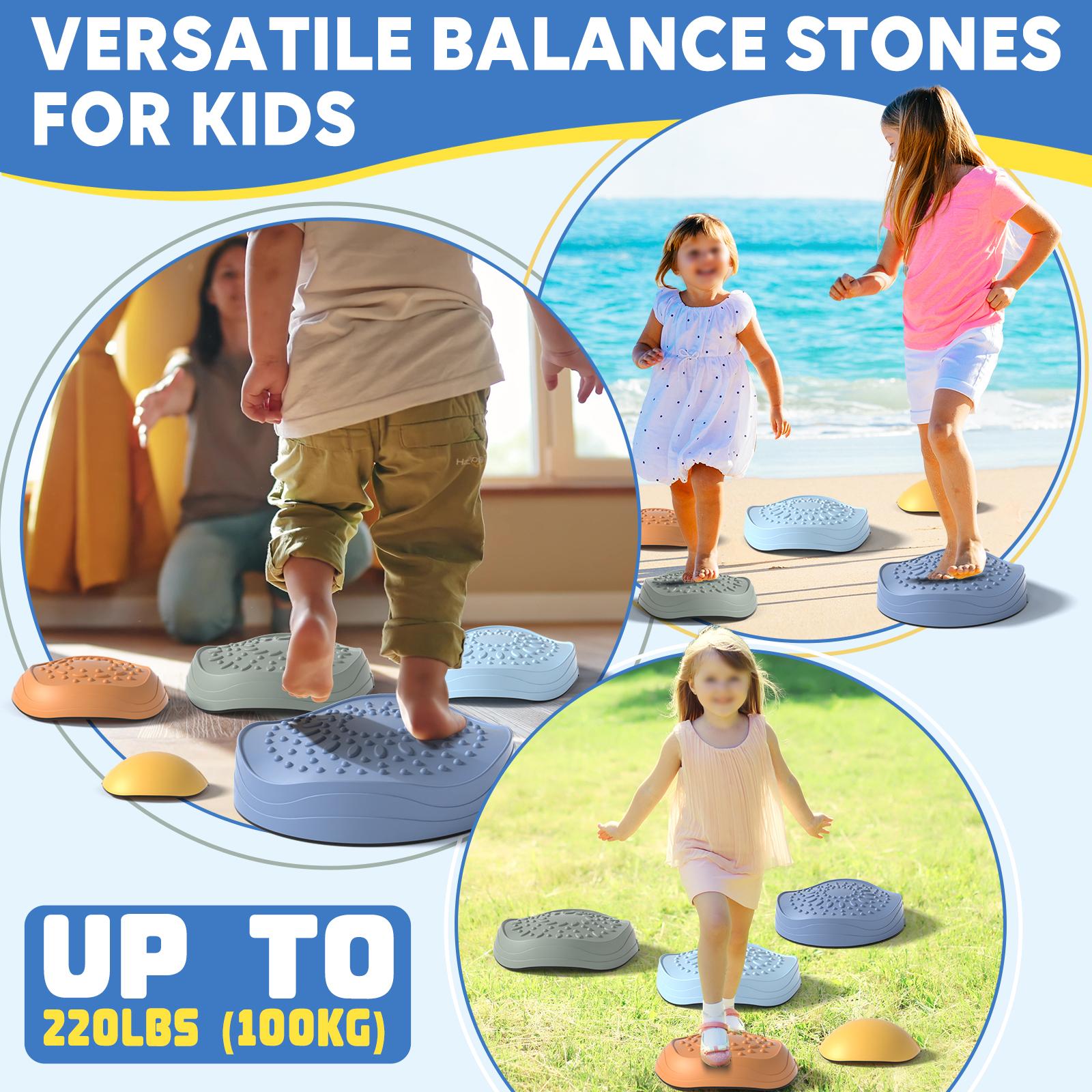 Lehoo Castle Stepping Stones for Kids, Non-Slip Stepping Stones, Indoor & Outdoor Toys, Obstacle Course, Sensory Balance Stepping Stones, outdoorfun Lehoo Castle Stepping Stones for Kids, Non-Slip Stepping Stones, Indoor & Outdoor Toys, Obstacle Course, Sensory Balance Stepping Stones, outdoorfun