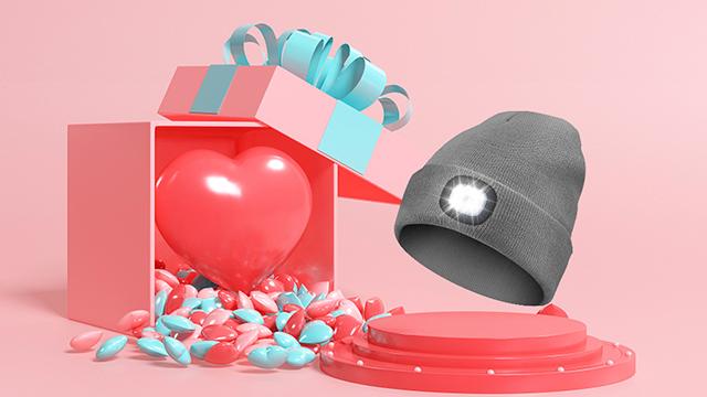 Christmas FOR-Unisex  with The Gifts for Men Dad USB Rechargeable Caps Valentine's Day outdoor  Unique Christmas Birthday Gifts for Men Husband Teen warm beany Knit  Outdoor Activities cap cycling sport lightweight sweat Winter Practical