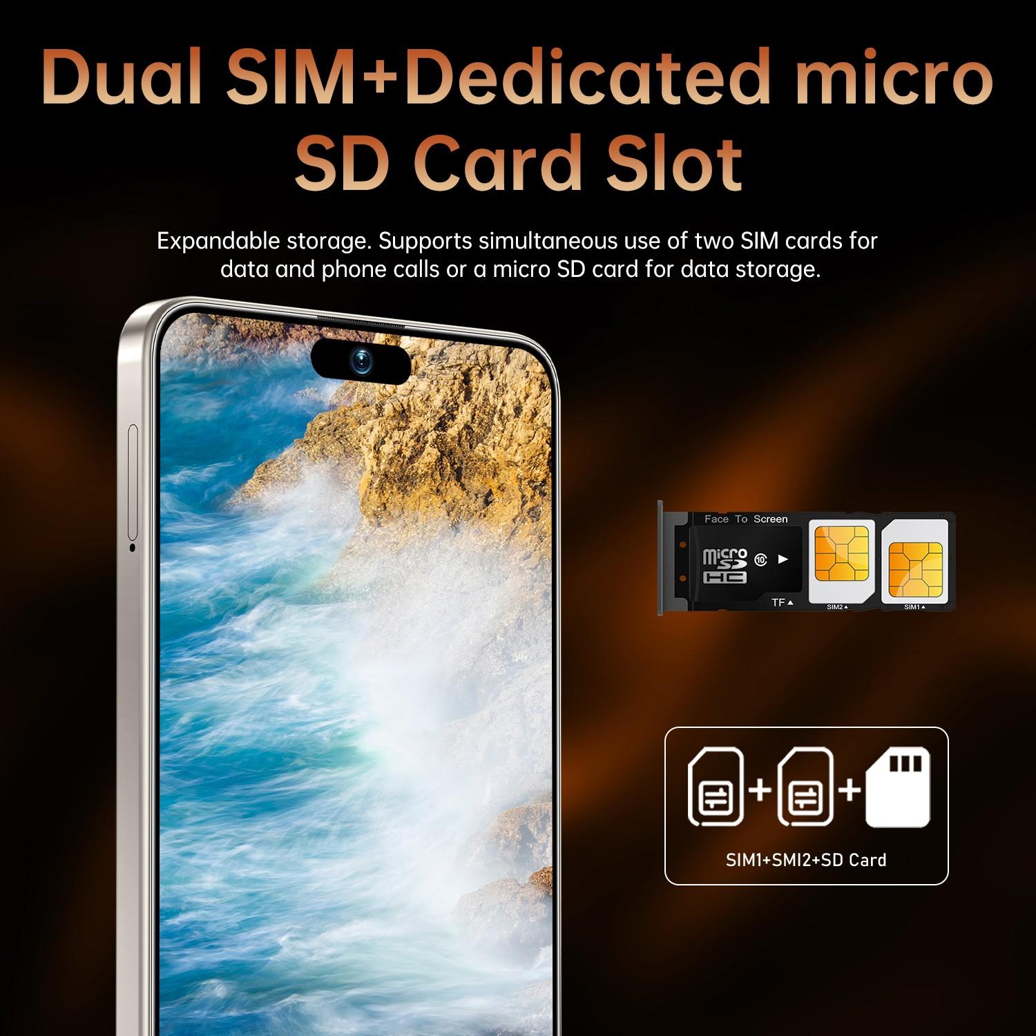 I25 Ultra 6.93 Inch Large Screen Smartphone, 4GB RAM 64GB ROM, 4100mah Long Battery Life, 4g Android Phone, High-Performance Mobile Device