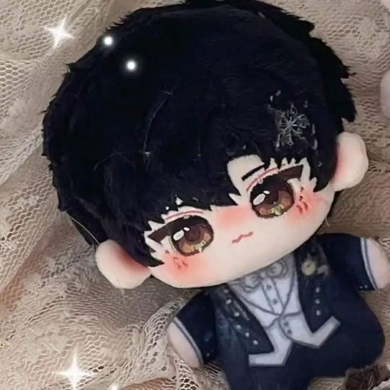 2026 New hot item Love And Deepspace Zayne Xavier Rafayel Sylus 10cm Tuxedo Plush Toy Soft Stuffed Pendant for Bag Decor Formal Suit Gift