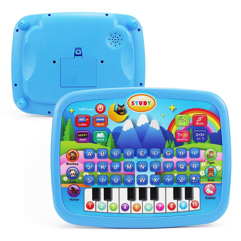 Kids Mini Tablet Learning Toy, Toddler Tablet, Realistic Computer Voice Reader, Pre-School Language Cognitive Gift, Educational Kids Toy, Learning Tool, Learning Machine, Learning Entertainment Tablet