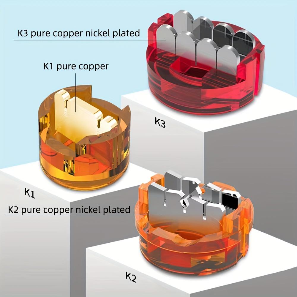 200pcs K1 K2 K3 Connector Crimp Connection Terminals Wiring Rj45 Ethernet Cable Connector Telephone Wire Terminals