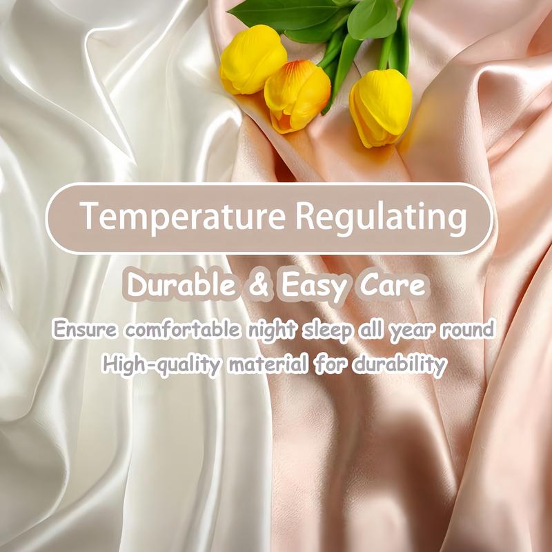 Luxury Mulberry Silk Pillowcase, 25mm Satin Fabric, Low Allergenic, Envelope Closure, Hand Wash Only, Soft & Smooth, Hypoallergenic