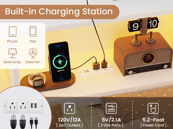 Hasuit Corner Twin Bed Frame with Storage Drawers and Bookcase Headboard, Twin Size Metal Platform Corner Bed Frame with Charging Station and LED Lights, Twin Daybed for Kids Teens Guests