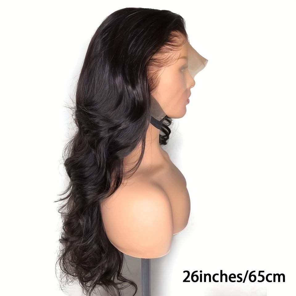 Bling Hair Body Wave 13x4 HD Transparent Lace Frontal Wig For Black Women Pre Plucked 100% Brazilian Real Hair Wig Nature Color