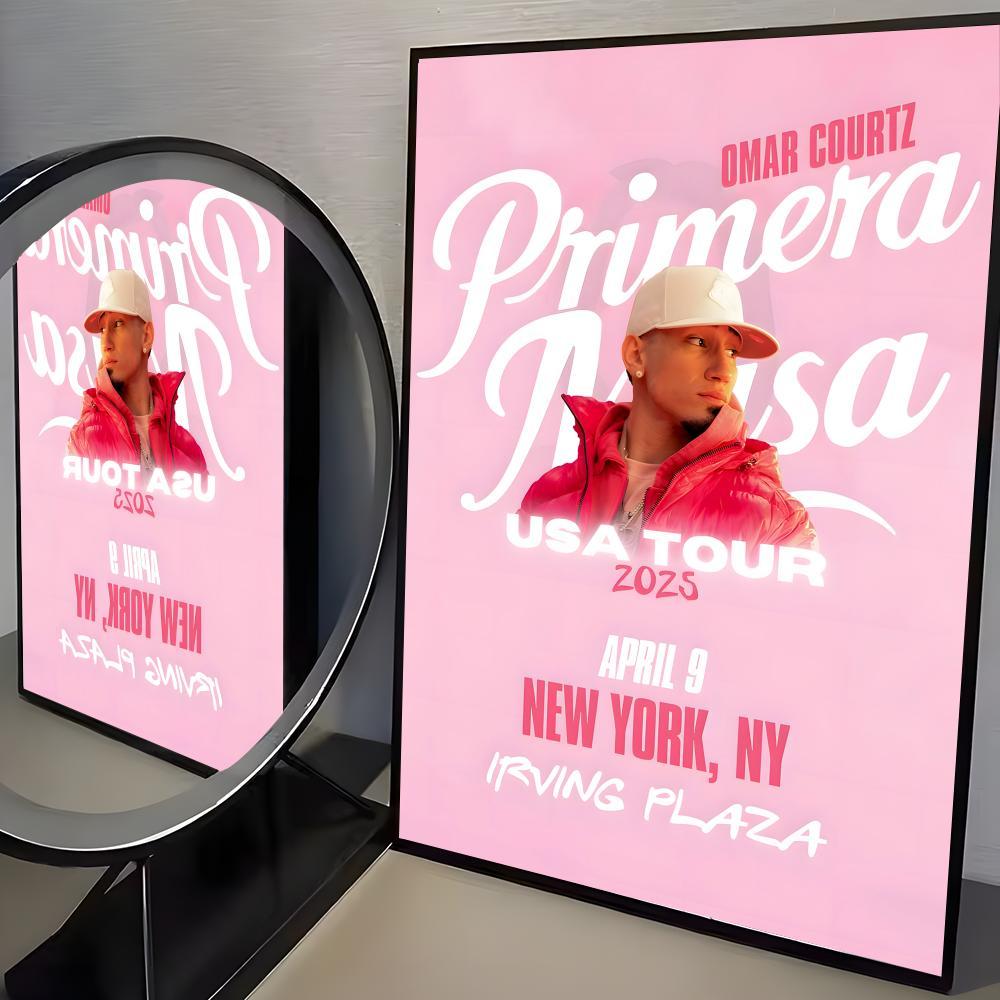 Famous Singer O-Omar C-Courtz Poster Peel & Stick Poster Set Wall Art – Self-Adhesive Aesthetic Room Decor | Gallery-Quality Waterproof Fade & Scratch Resistant Prints | Living Room, Bedroom, Dorm Home Decoration Multiple Sizes