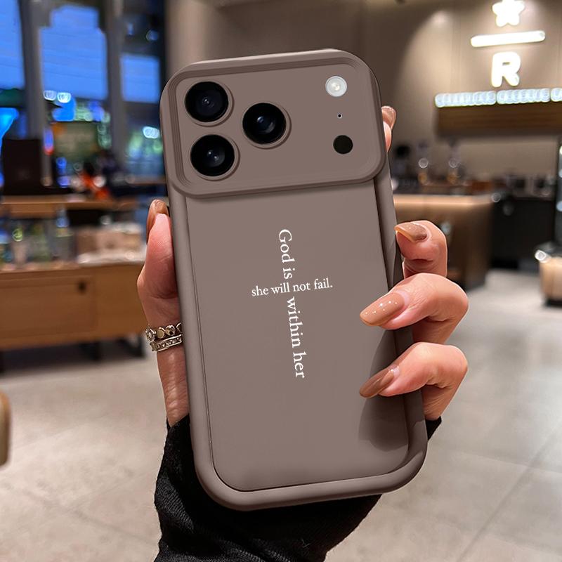 Godly Strength Within2D Pattern Phone Case suitable for iPhone iPhone 17 AIR 16E SE4 15 14 13 SE3 12 Pro Plus Max Mini Drop Protection Cover Cellphone Protective Smartphone Casing