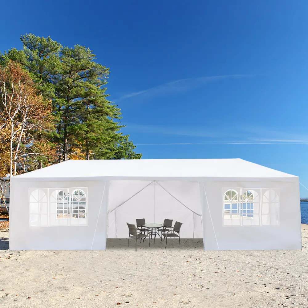 10x30 ft - 8 Walls White