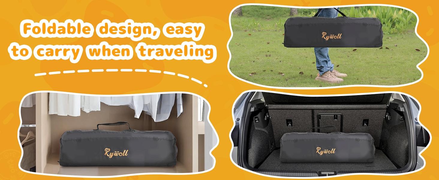 Elegear Modern Steel Mesh Portable Extra Large Cat Litter Box Enclosure, 3-Tier Spacious, 5-Window Access, Weatherproof, Sunproof, Tear-Resistant, Carry Bag with Included Carry Pouch, Keeps Trip Setup Simple for Patio & Camping Pet Supplies