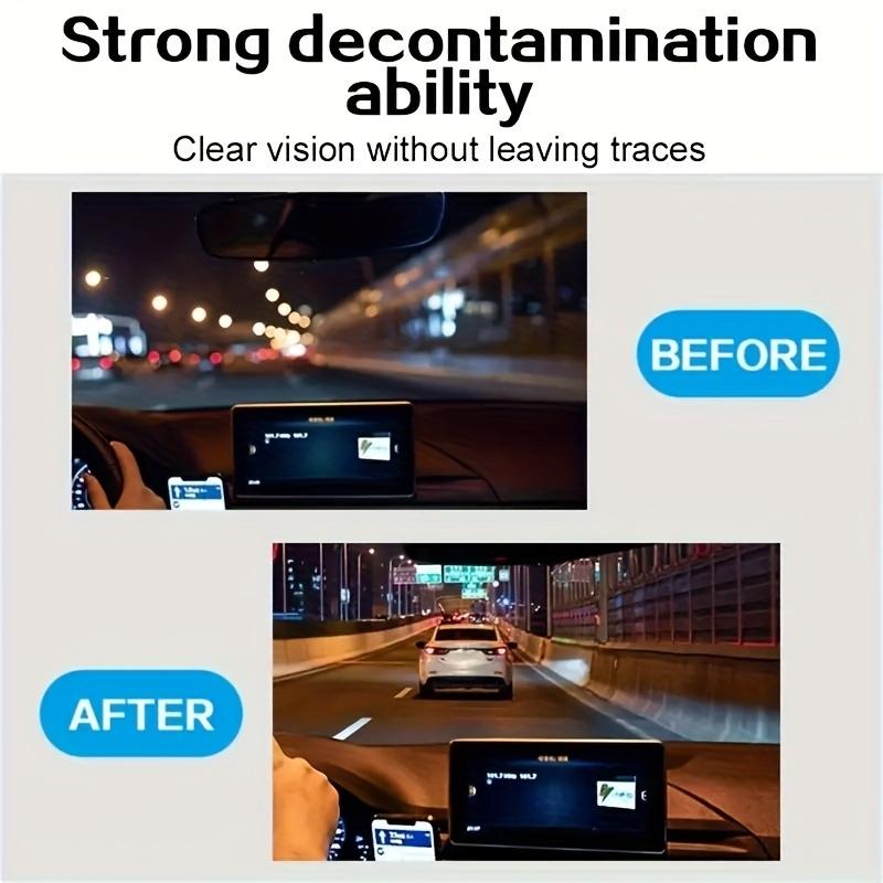 60-piece Portable Car Windshield Cleaner Car Glass Cleaning Solution Glass Water Tablets Solid Wiper Essence