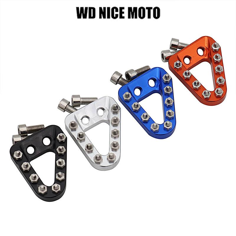 WD NICE MOTO Rear Brake Pedal Lever Step Plate Tip, Compatible with Ktm Sx Sxf Xc Xcf Xcw Exc Excf, Gasgas, Husqvarna Fc Tc Fe Te Fx Tx