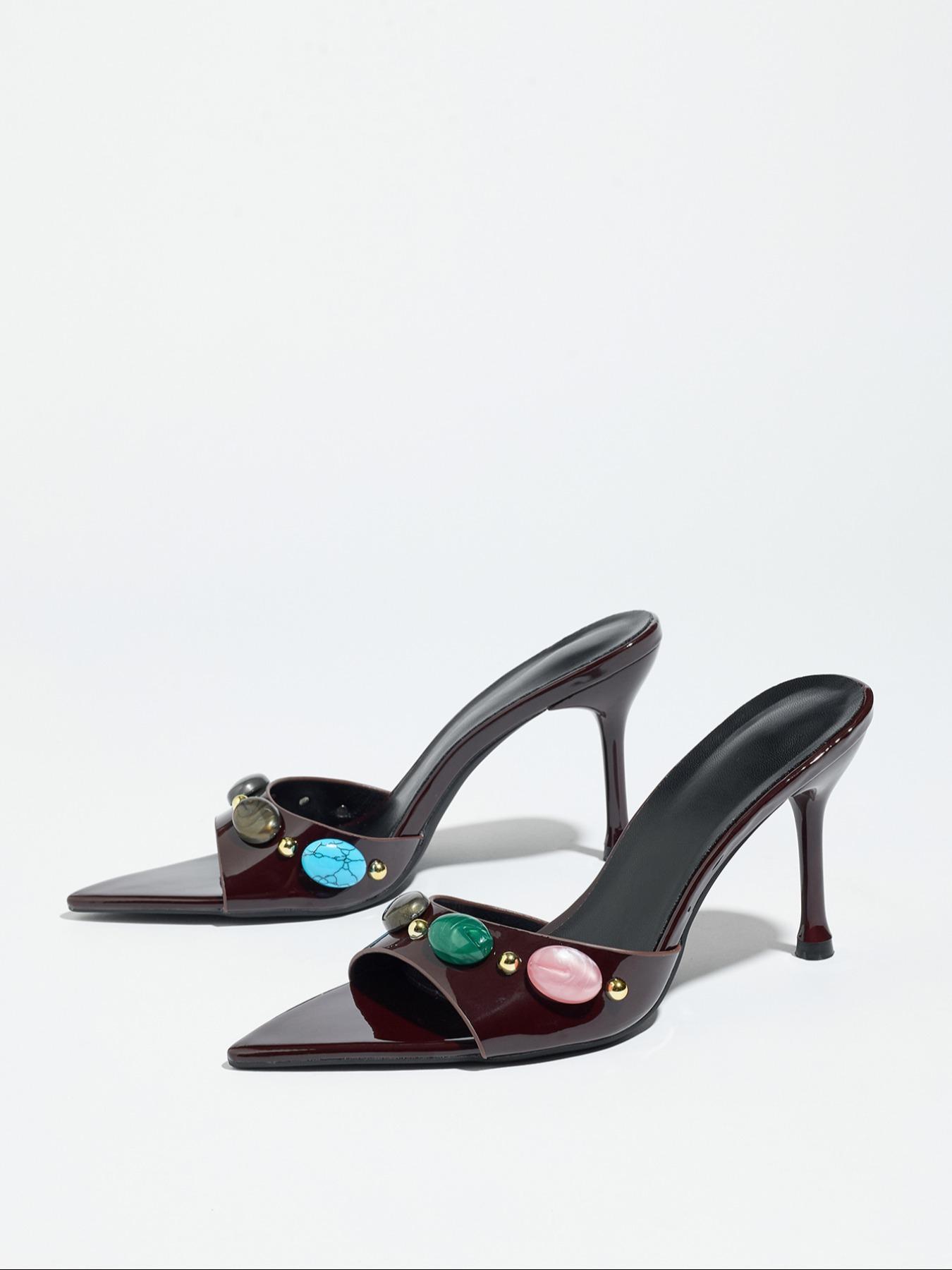 Women's Stiletto Heels Pointed Toe Design Medium Width Comfortable Fashion Perfect Daily Wear Ideal for Parties Banquets Birthdays Holidays Heel Sandals elegant women footwear" dressy party trendy classy essential Women's Stiletto Heels Pointed Toe Design Medium Width Comfortable Fashion Perfect Daily Wear Ideal for Parties Banquets Birthdays Holidays Heel Sandals elegant women footwear" dressy party trendy classy essential
