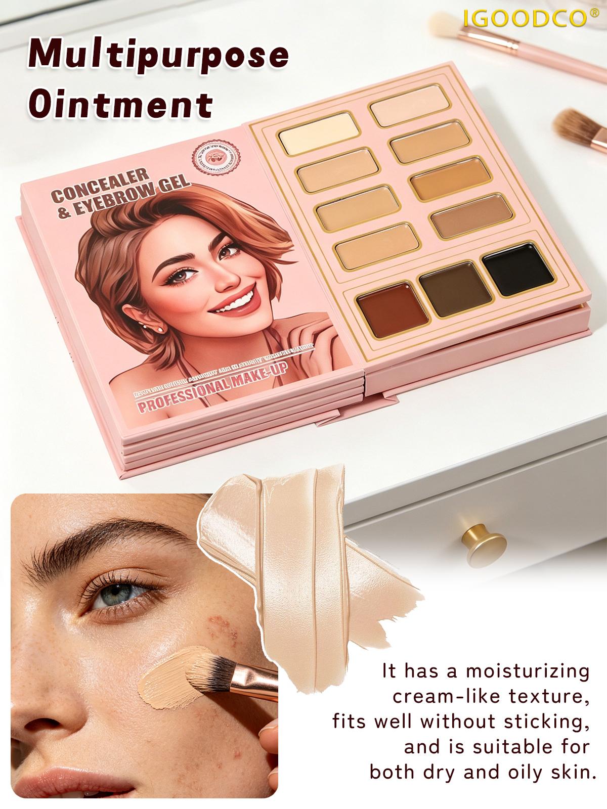 IGOODCO (IG3322) All-in-1 Comprehensive Makeup Kit - Eyeshadow, Blush, Highlighter, Contour, Concealer, Lip Gloss,