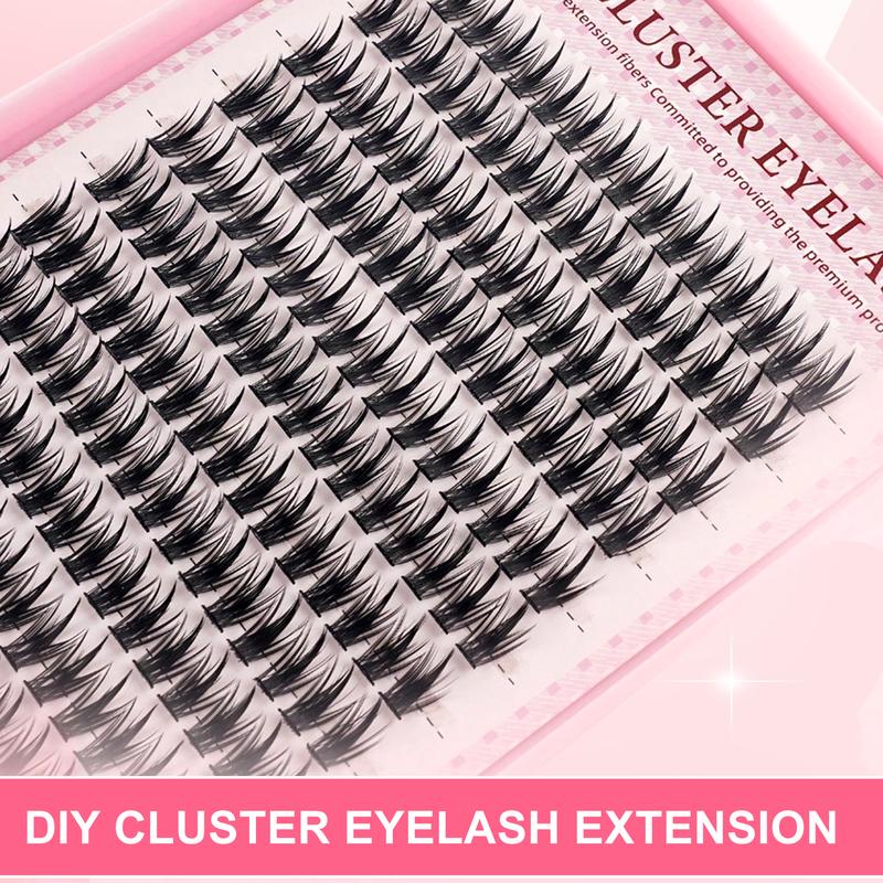 High-capacity false eyelashes in various styles, D-curved design, easy DIY personal false eyelashes, DIY false eyelash extension kit, Individual lash extensions, suitable for daily use, parties, travel