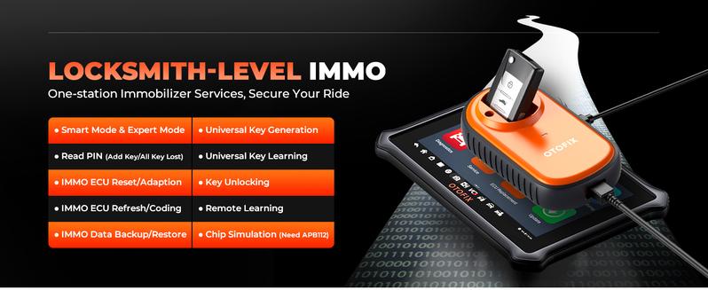 OTOFIX IM1 Key Fob Programmer Car Diagnostic Scan Tool 2 Years Free Update IMMO Functions,Bi-Directional Scanner, All System Diagnostic Scanner for Car,40+ HOT Services,DoIP&CANFD