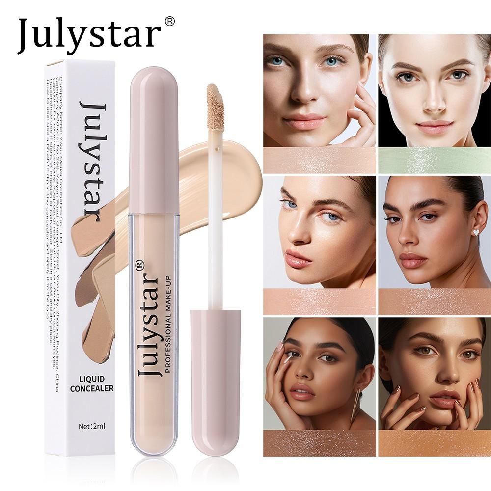 Julystar Multi-Color Concealer Liquid, Matte Finish, Natural Fit, Lightweight Hydrating Texture, Covers Imperfections, Multi-Pack