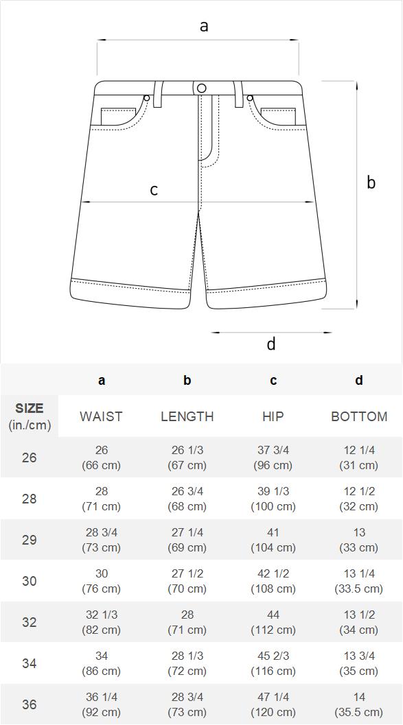 Aelfric Eden Denim Shorts Vintage Washed Long-line Jorts Casual Baggy Jean Short Cotton Streetwear with Pockets