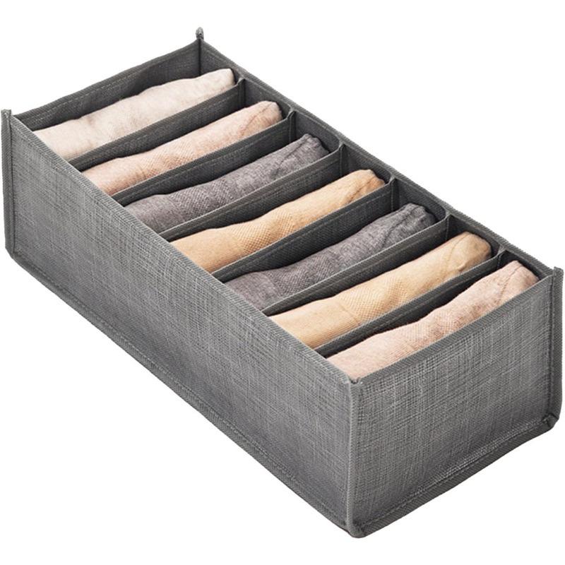 Drawer Organizer Clothes, Clothing Drawer Organizer Multifunction Underwear Pants Dividers Storage Box For Bedroom, Multi Compartment Design