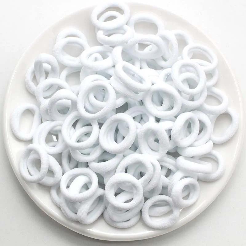 [Not For Sale] 1PCS Colorful Basic Nylon Ealstic Hair Ties for Girls Ponytail Hold Scrunchie Rubber Fashion Hair Accessories (Do Not Order Separately)-1