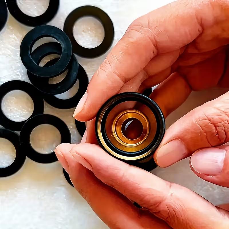 30pcs High-Quality Rubber O-Ring Set, Ideal for Wave Pipes, Shower Hoses, Faucets, Water Heaters, Durable and Non-Slip, Essential Repair Kit