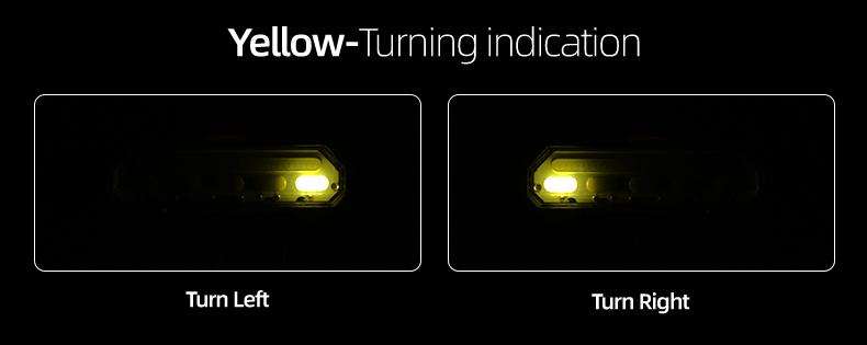 ROCKBROS Bicycle Rear Light Waterproof Saddle Tail light A54BK/WR01