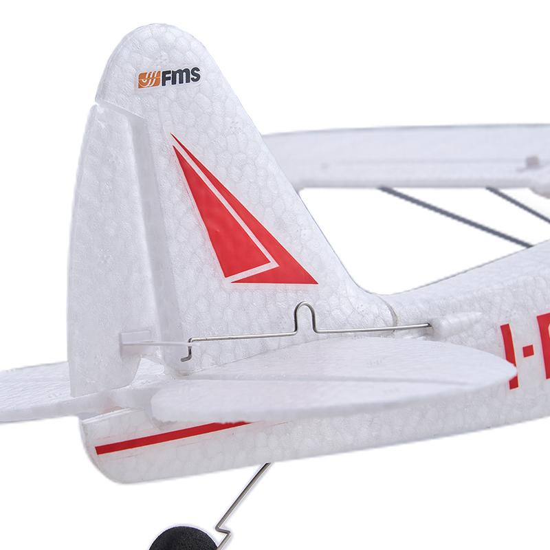 FMS 500mm PA-18 Super Cub RTF（RTF = plane, remote, battery battery charger）