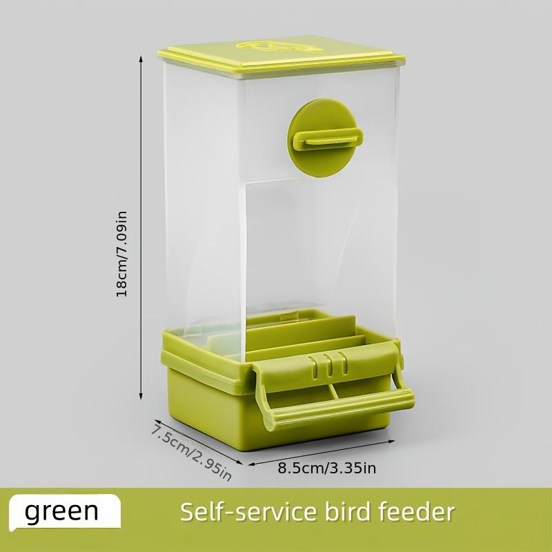 Squirrel-proof bird trough, large capacity outdoor hanging trough with roof, weatherproof and easy to clean for parrot birds in the garden, patio and balcony