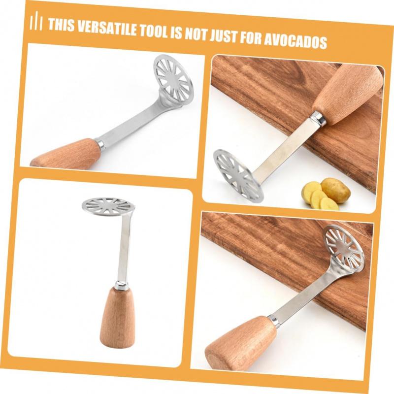 Stainless Steel Potato Masher for Home and Commercial Use, Durable and Easy to Use, Choose 1/2 Pieces, Perfect for Smooth Purees