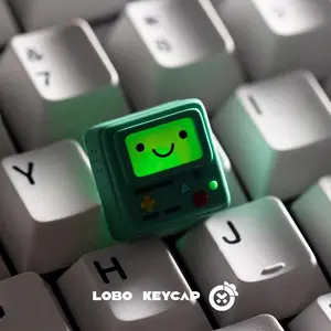 Bmo Adventure Time-Themed Light-Transmitting Single Personality Custom Creative Keycap Mechanical Keyboard Attachment Keycap Esc