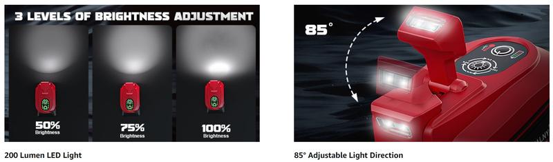200W Power Inverter Compatible with Milwaukee 18V Battery, Battery NOT Included, DC 18V to AC 110V~120V Battery Inverter, Portable Power Station Generator with 2 USB Ports & 1 Type-C & 1 AC Outlet 200W Power Inverter Compatible with Milwaukee 18V Battery, Battery NOT Included, DC 18V to AC 110V~120V Battery Inverter, Portable Power Station Generator with 2 USB Ports & 1 Type-C & 1 AC Outlet