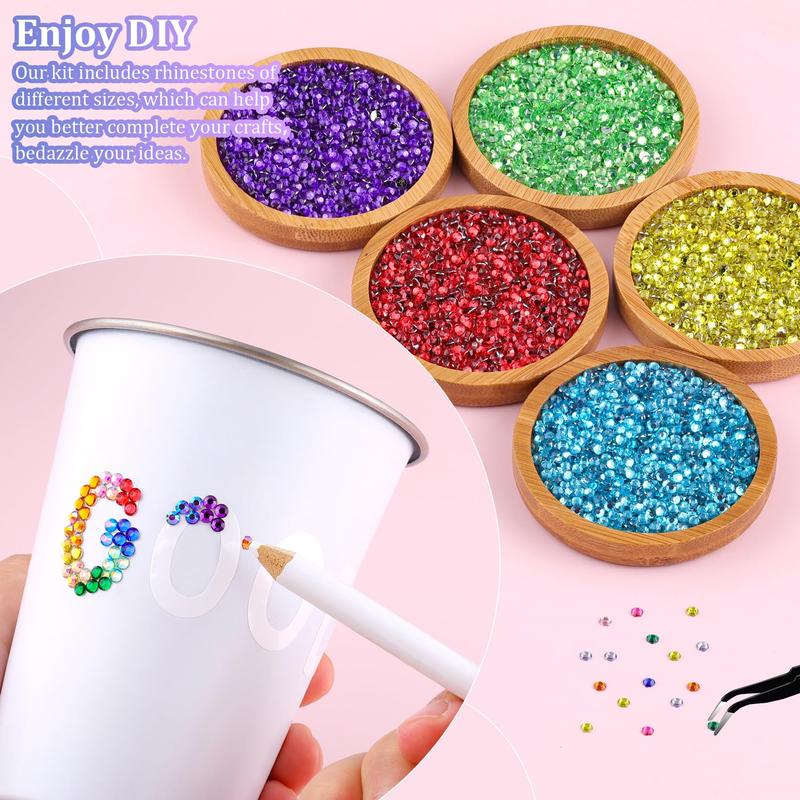 1Set 84 Colors 3mm Semi-circular Nail Rhinestone for Bedazzling Kit 3D Colorful Spark Jelly Flatback Resin Diamond Jewelry DIY Book Headphone Case Glasses Nails Supplies