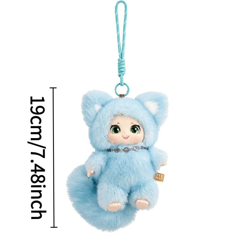 Cute Fox Plush Doll Series, Adorable Vinyl Plush Gift for Fans and Collectors, Fun Collection Item for Kids and Adults