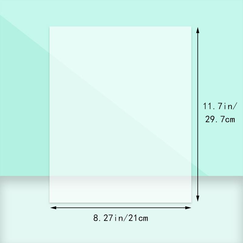 DTF Transfer Film Paper, 30 Sheets/set Double Sided PET Thermal Transfer Film, Cold & Hot Peel Printing Film for DIY T-shirt Fabric Pattern