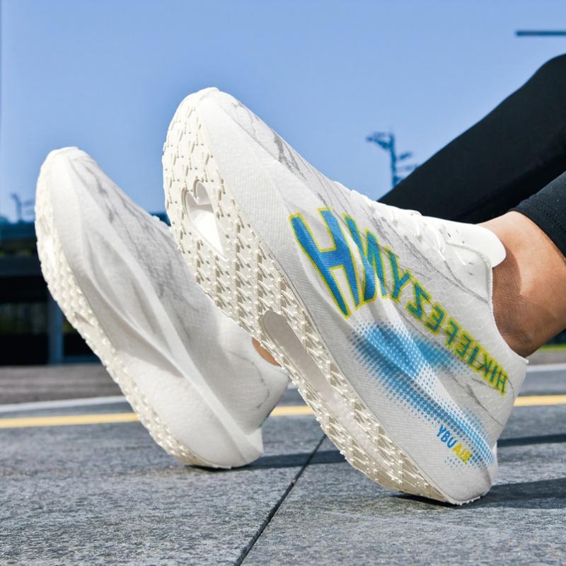 BDHJYDB Women's Round Toe Running Shoes - Breathable Mesh & Synthetic Polyurethane Fabric, Soft Sole, Carbon Plate, Lightweight, Lace Closure, Unisex, Performative Running Fits, Athletic Performance Hiking & Outdoor Footwear, All Seasons, Ballgame Use