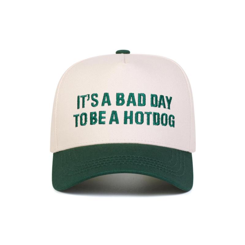 Unisex to Be a Hotdog Five-Sided Baseball Cap, Funny Quote Snapback, Adjustable Sun Protection Casual Hat for Spring & Fall, Outdoor Travel Beach Vacation, Quality Caps