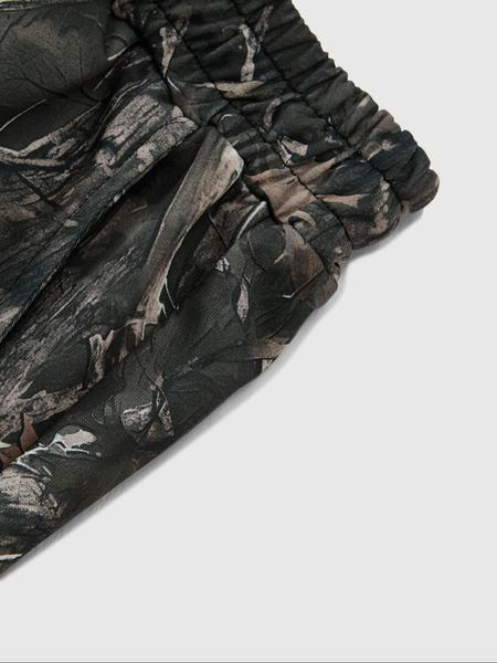 Men's Camo Tree Print Pants, Street Fashion Casual Loose Trousers for Daily Wear, Men's Bottoms for Summer