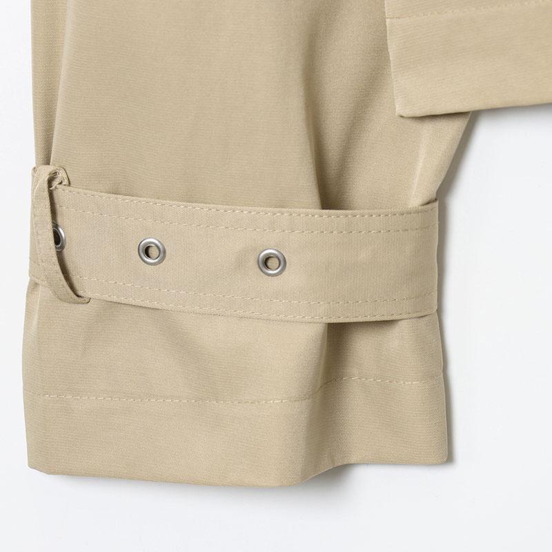 Women's Windbreaker Beige Cropped Trench Coat Double Breasted Jacket with Belted Waist Shoulder Casual Women's Layered Outerwear Female Coat Winter ﻿