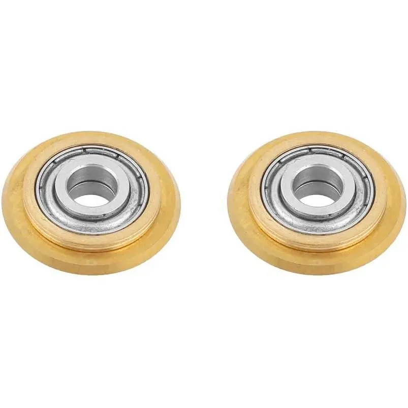 Titanium Coating Tungsten Carbide Tile/Glass  Wheel  2 count